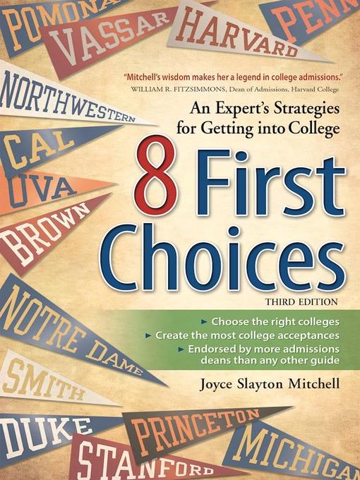 Title details for 8 First Choices by Joyce Slayton Mitchell - Wait list